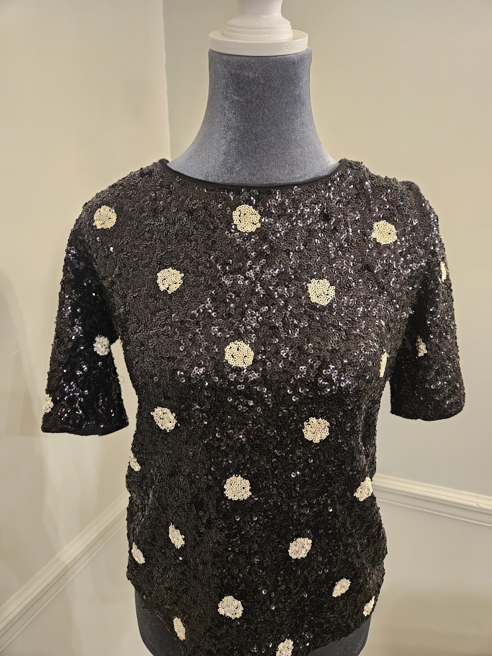 J. Crew Black Knit Top